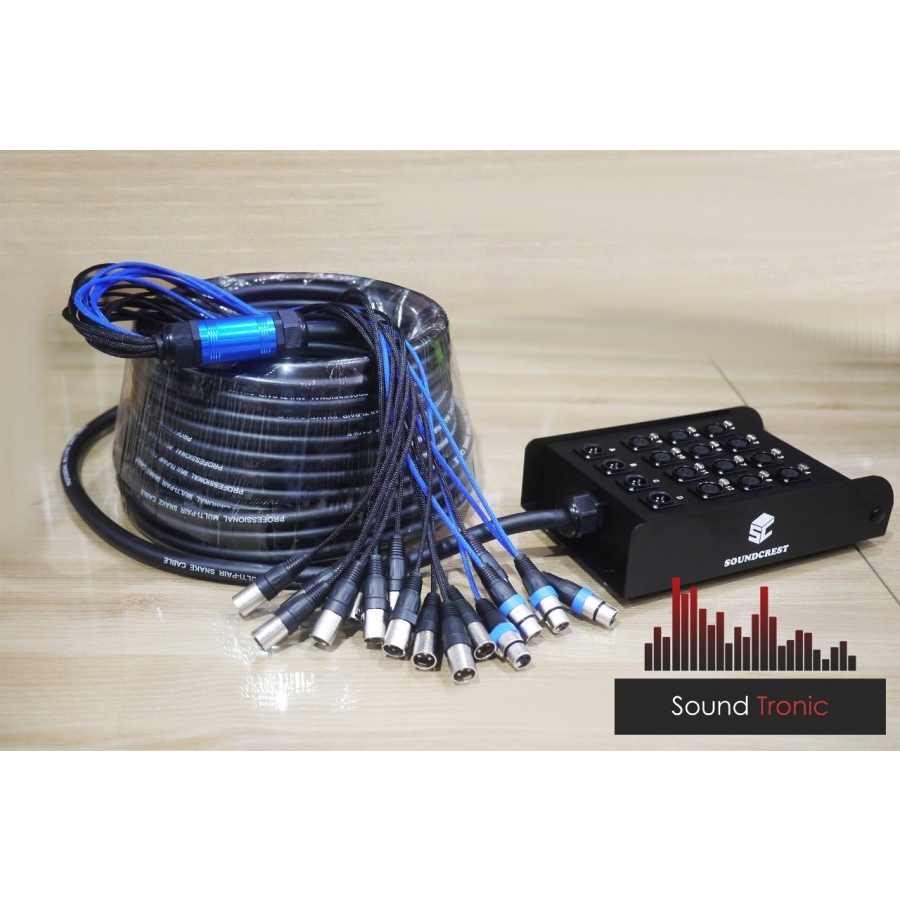 Kabel Snake SOUNDCREST 16ch 12 in 4 out - 30 Meter