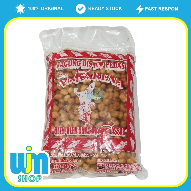 

Pakarena Snack Jagung Disko Pedas 300g Oleh Oleh Khas Makassar