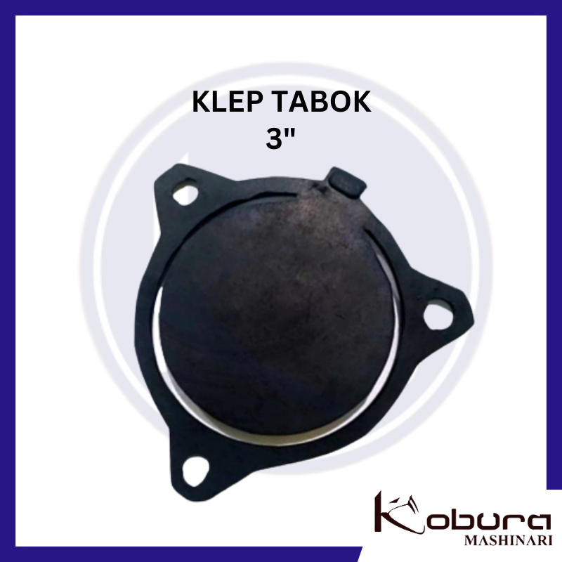 Klep Tabok 3" INCH KOSHIN Karet Klep Pompa Air Alkon 3 Inch