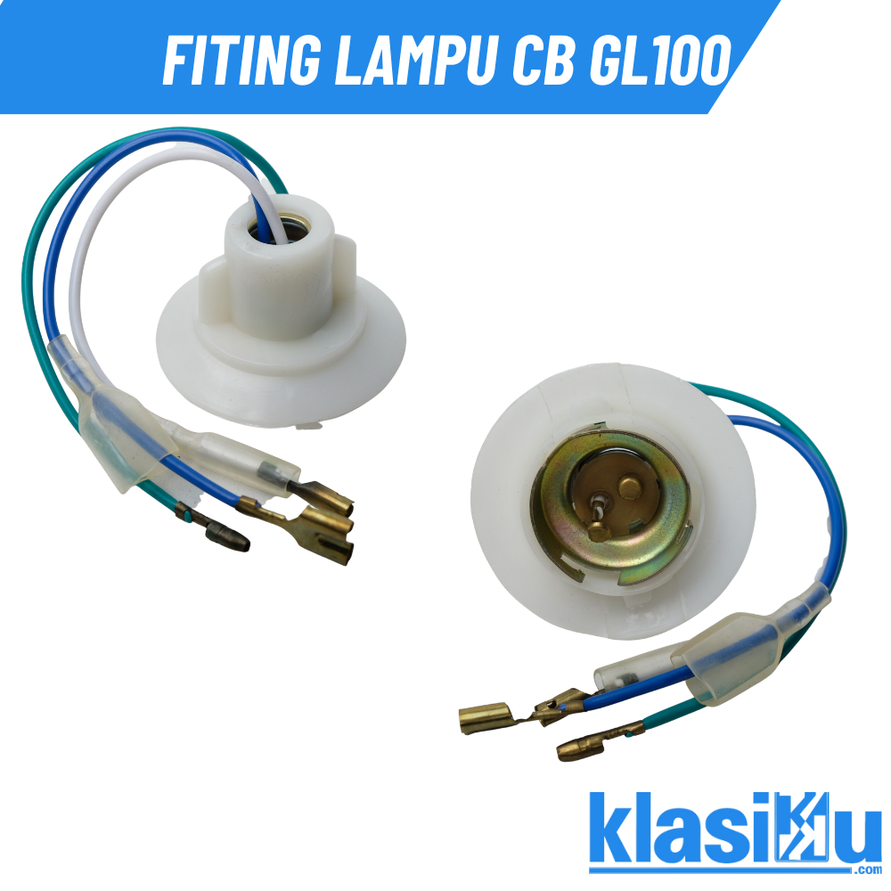 Fiting Piting  Soket Lampu Depan Honda Cb100 Gl100 Win100 Stok lama