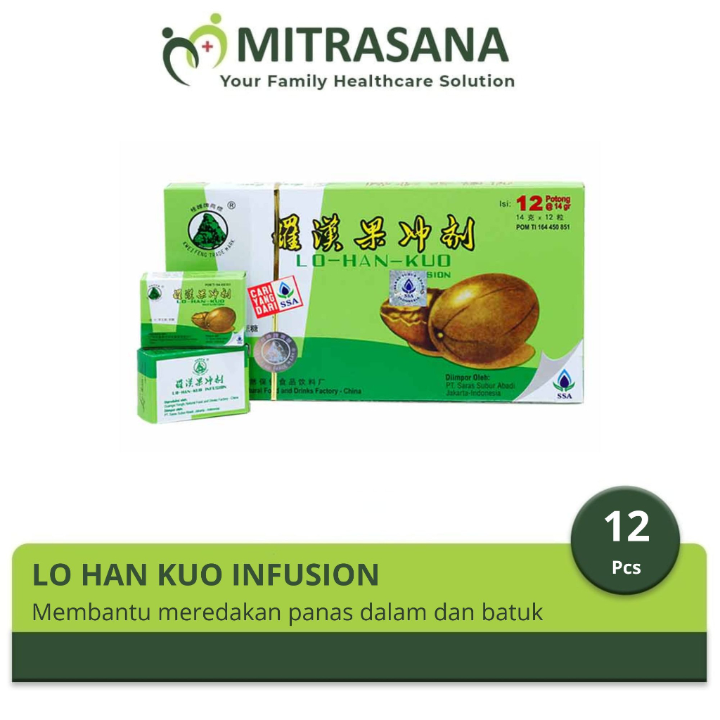 

Lo Han Kuo Infusion - Membantu Meredakan Panas Dalam dan Batuk