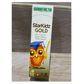 starkidz gold unihealth suplemen makanan anak anak rasa jeruk 200ml