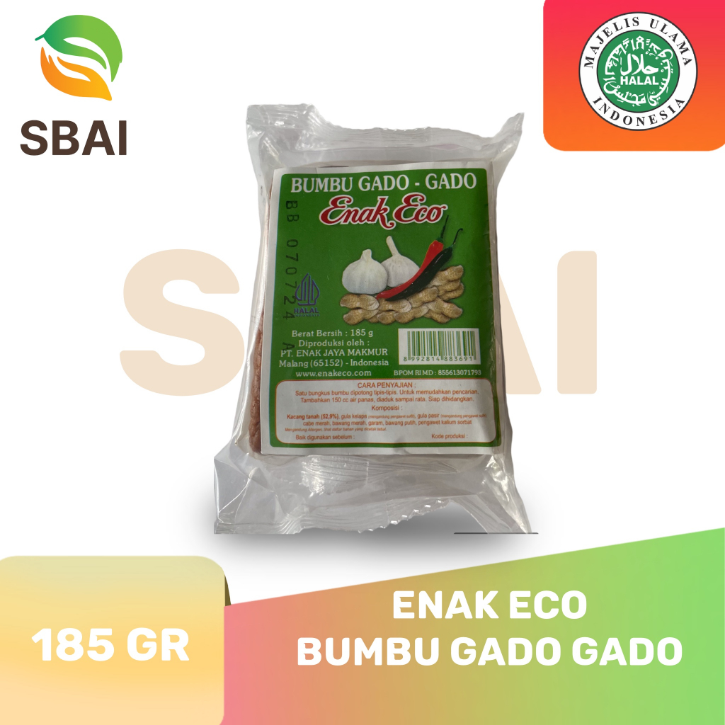 

Enak Eco Gado Gado Hijau 185gr