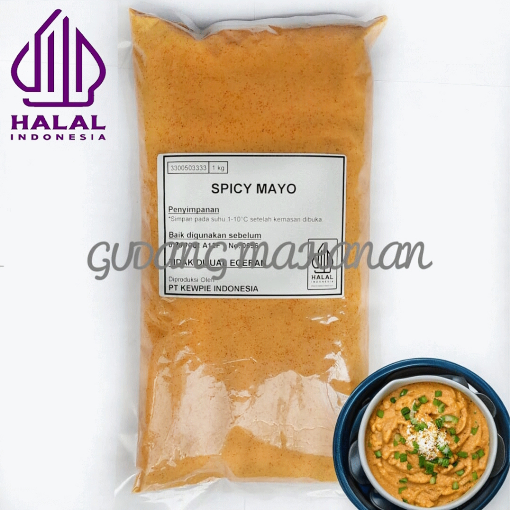 

KEWPIE Spicy Mayo 1 kg HALAL / MAYO PEDAS