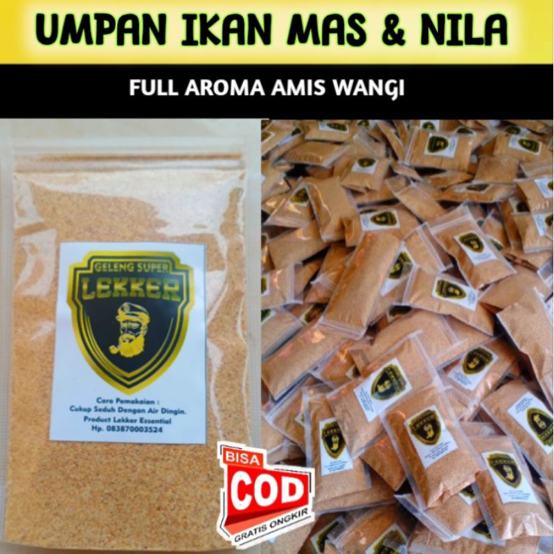Umpan nila liar umpan geleng paling jitu aroma amis umpan paling bagus mancing ikan mas dan nila, um