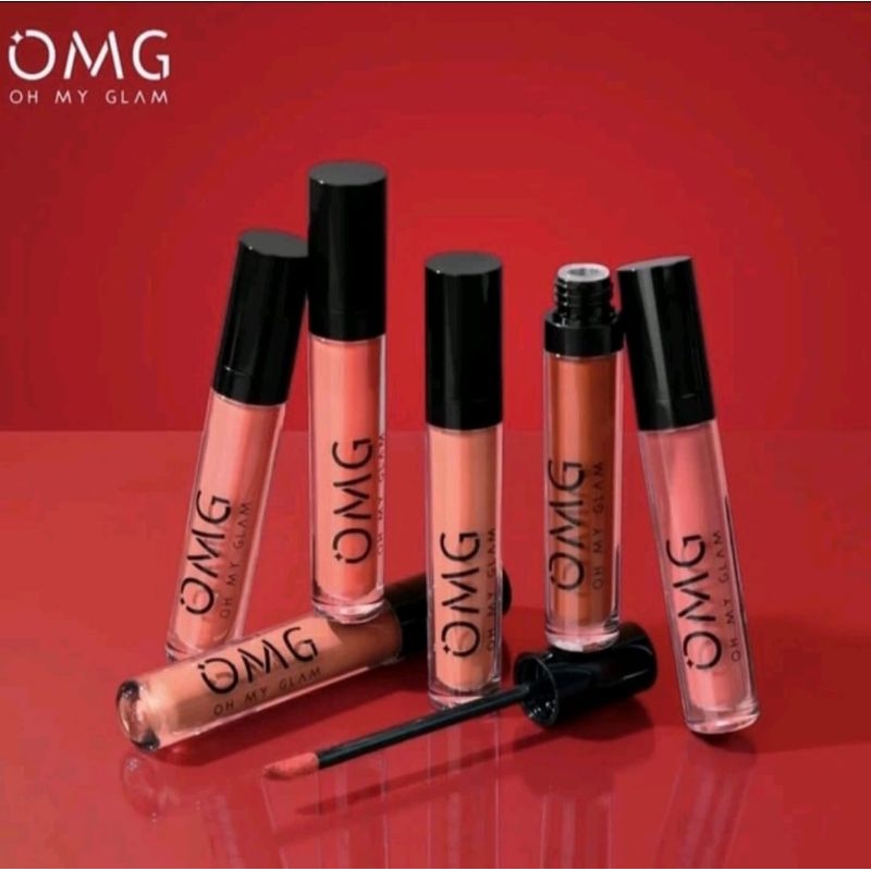 OMG OH MY GLAM Matte Kiss Lip Cream 3,5g / Lipcream OMG Bpom