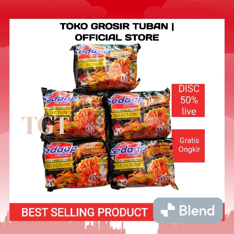 

(5PCS) SEDAAP GORENG KOREAN SPICY MIE INSTAN