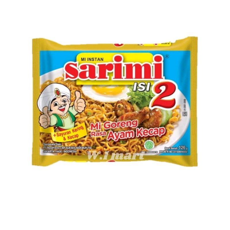 

Sarimi isi 2 Mi Goreng Rasa Ayam Kremes