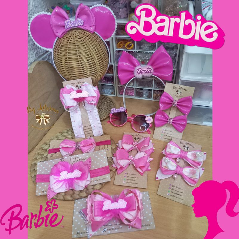 Barbie edition PART II /bandana bayi barbie /Headband barbie /bando barbie /aksesoris anak barbie /j