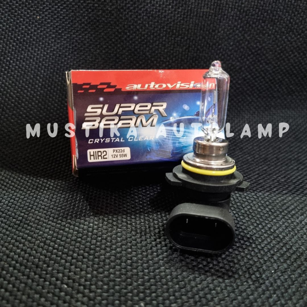 Bohlam Halogen HIR2 Autovision Super Beam