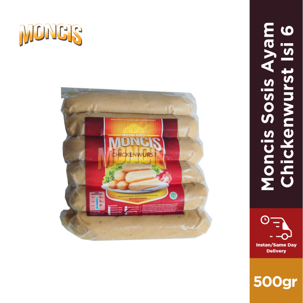 

Moncis Sosis Ayam Chickenwurst Isi 6