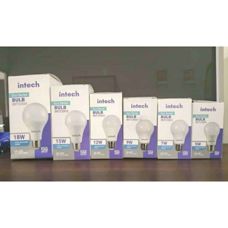 Bohlam Lampu LED Merk Intech
