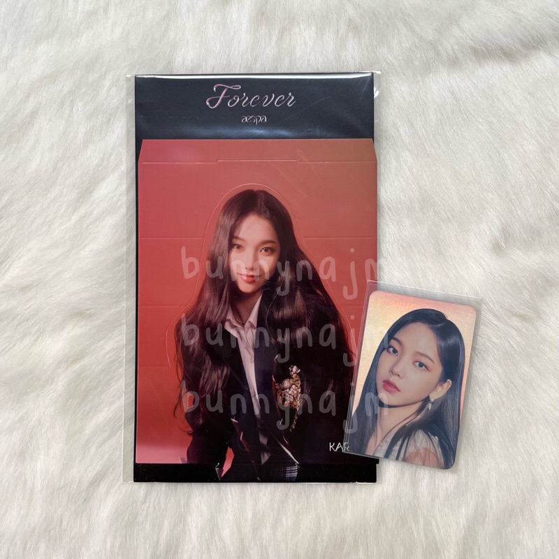 [READY] KARINA AESPA FOREVER HOLO STANDEE MD FULLSET UNSEALED