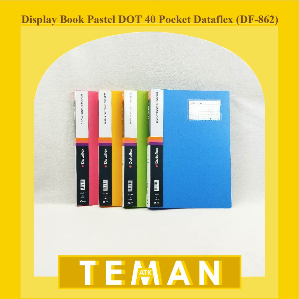 

Display Book / Clear Holder 40 Pocket PASTEL DOT + Kartu Nama Folio Dataflex (DF-862)