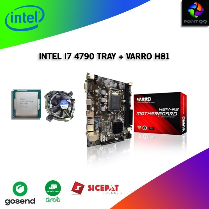 Paket Intel Core i7 4790 + Motherboard H81