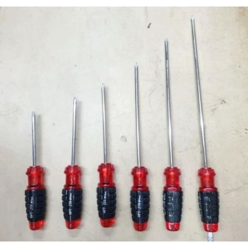 obeng plus kembang OBENG PLUS + gagang karet 6 x 150mm