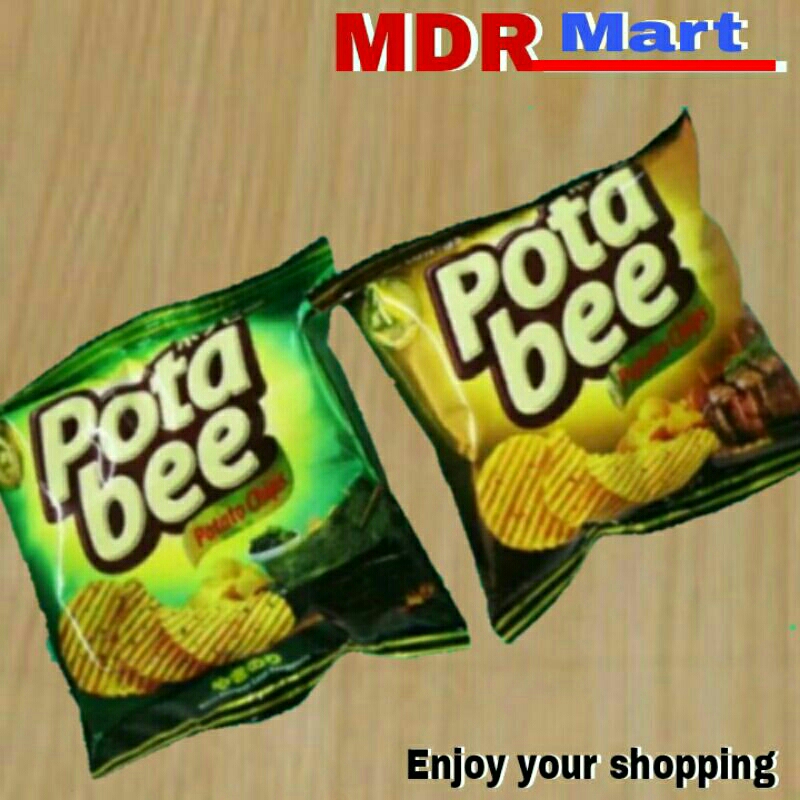 

POTA BEE KERIPIK KENTANG RASA BBQ/RUMPUT LAUT Renceng 10 pcs