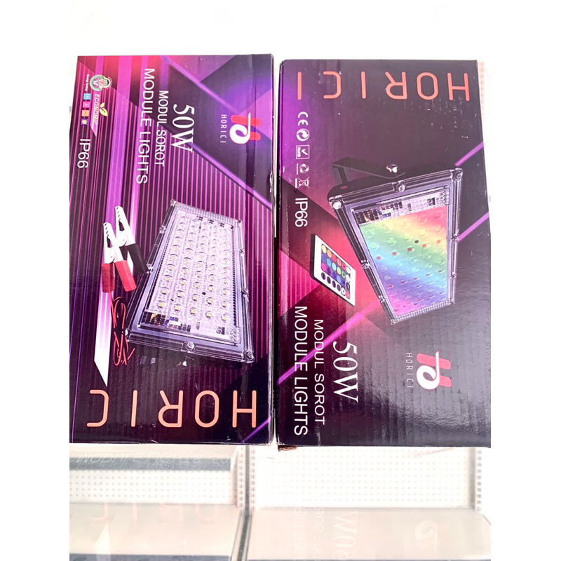 lampu sorot LED floodlight 50watt horici