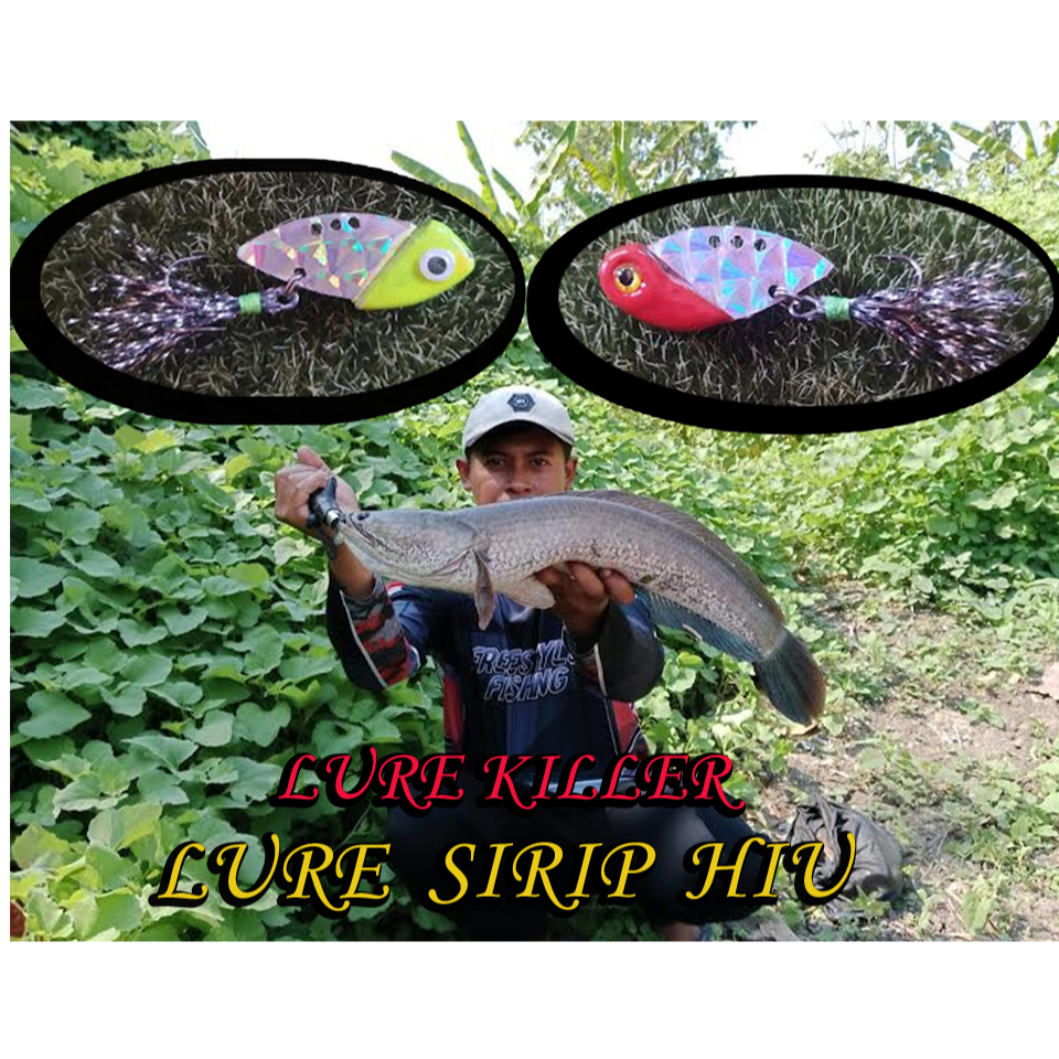LURE SIRIP HIU / SIRIP HIU METAL VIB AFAM LURE UMPAN GABUS HALF SOLID