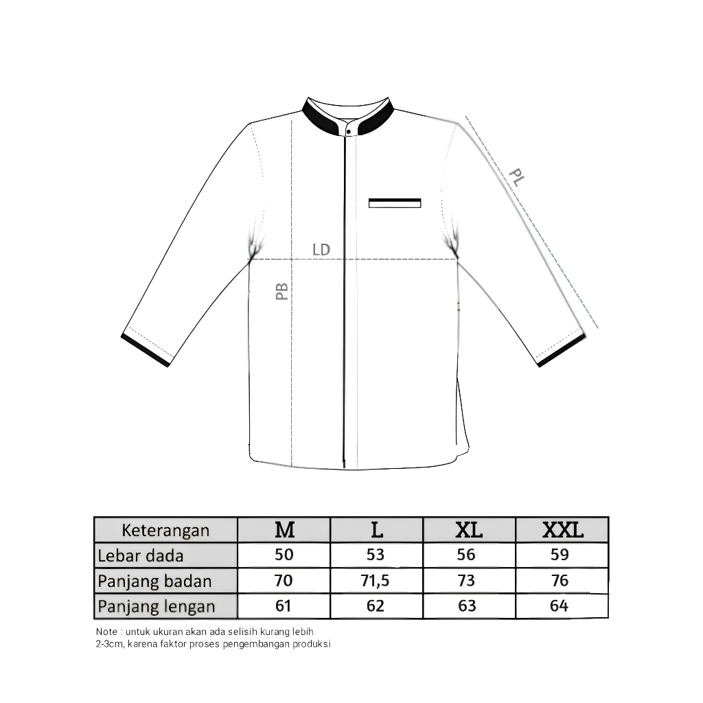 TERBARU Baju Koko Pria Lengan Panjang Polos Motif Yisunsin Warna Hijau Original Elrumi