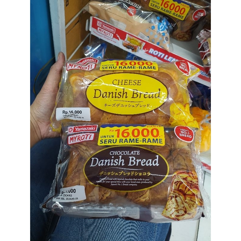 baju my roti Danish coklat dan keju