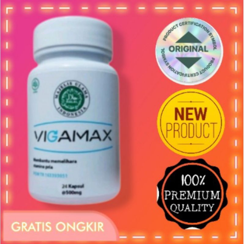 VIGAMAX Kapsul Memelihara Stamina Pria asli original