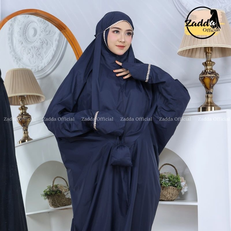 MUKENA TERUSAN TRAVELING PARASUT KOREA JUMBO