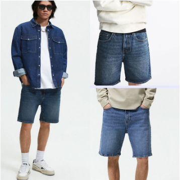 [PROMO] ZARA DENM BERMUDA SHORT FOR MAN