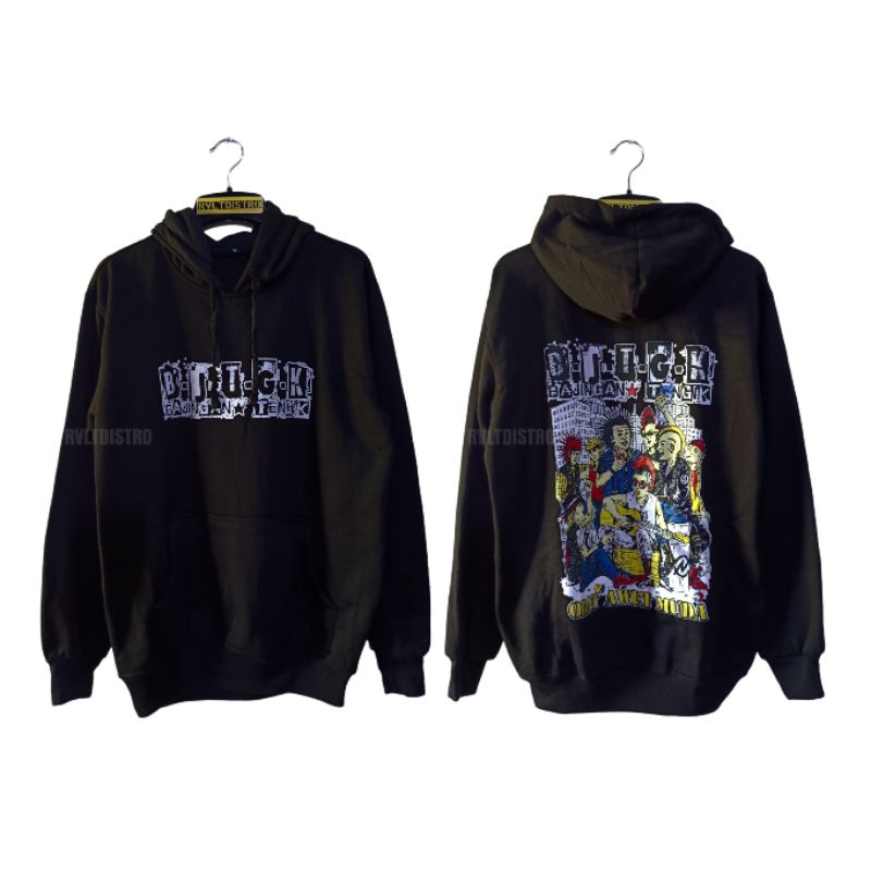 Jaket Hoodie Band Punk BajinganTengik / Jaket Punk / Jaket Distro
