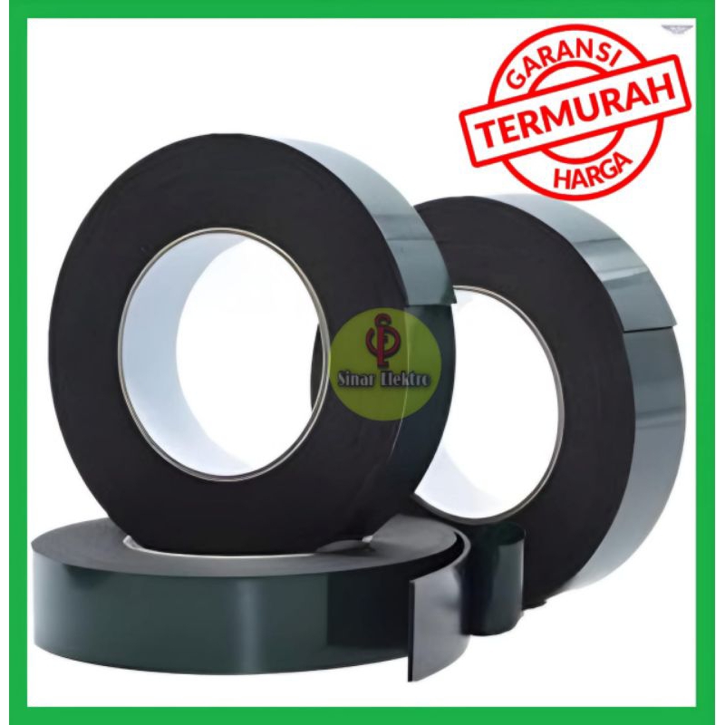 NIPPON DOUBLE TAPE FOAM 1INCH x 5 m/PEREKAT SOLATIP TIMBAL BALIK BUSA nt⁰
