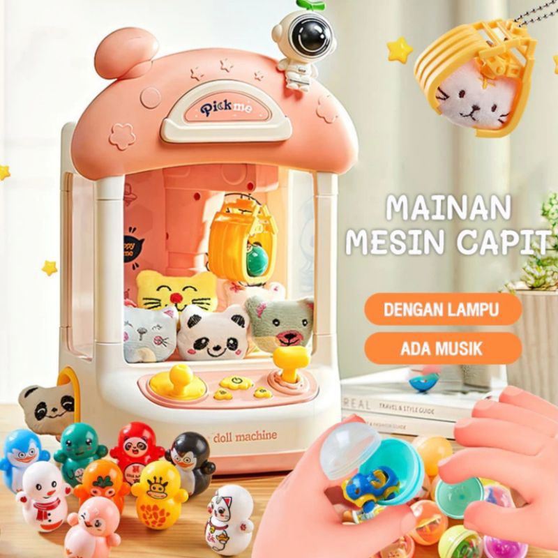 PROMO TERBARU SkyloMesin Capit Boneka Mini Spaceman Doll Machine Mainan Mesin Capit Spaceman Mainan