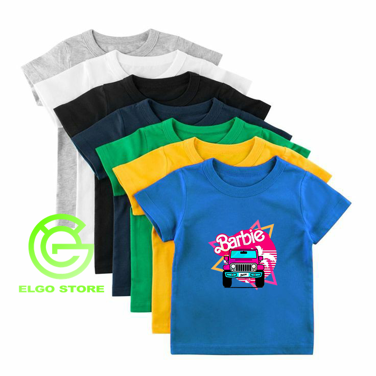 ELGO_STORE | TERBARU Kaos Barbie / Kaos Barbie / Kaos Barbie Anak / Kaos Barbie Anak Perempuan / Kao
