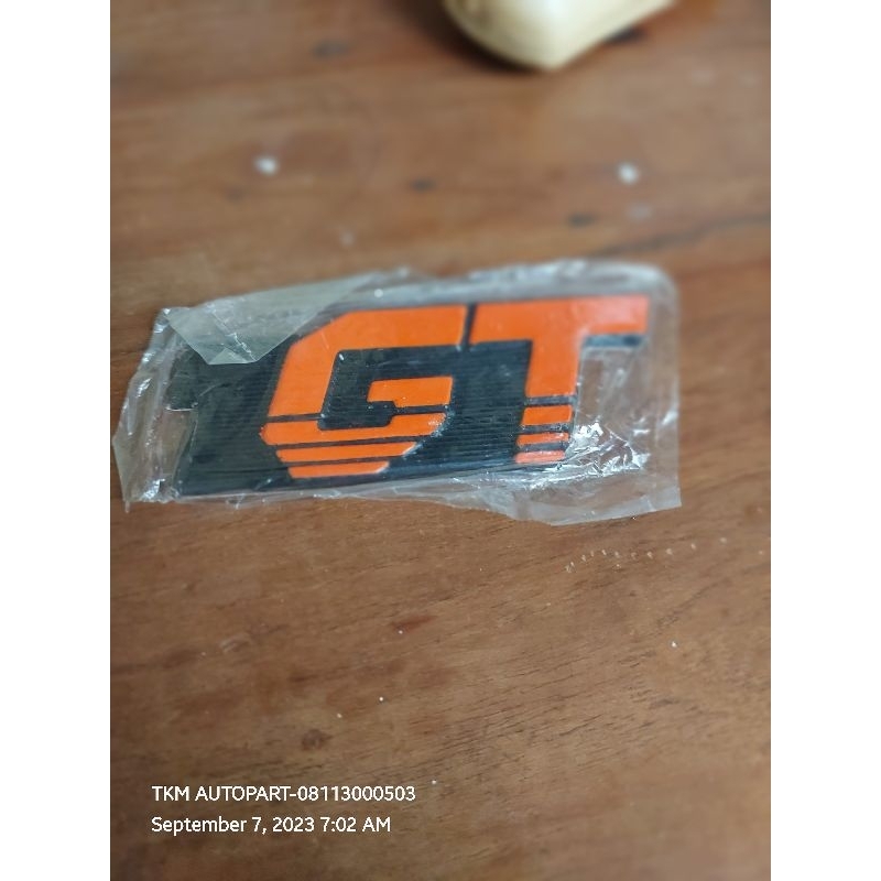 Emblem GT untuk Taft GT