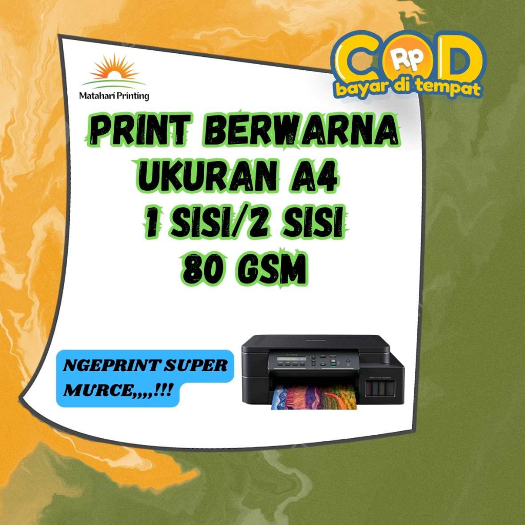 

Jasa Print Warna Ukuran A4 80 Gram Karawang | Jasa Print Karawang | Print Warna A4 80gsm Karawang