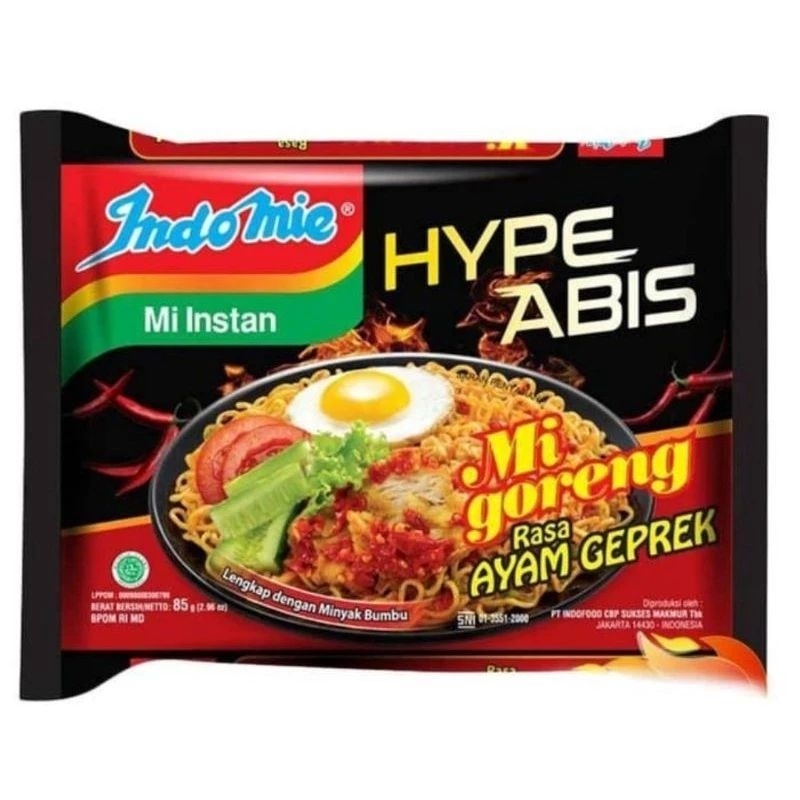 

indomie goreng rasa ayam geprek