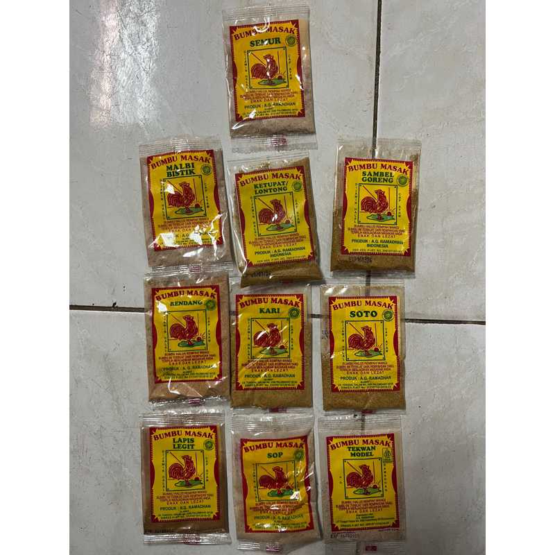 

Bumbu Masak Berbagai Masakan Cap Ayam @1pcs