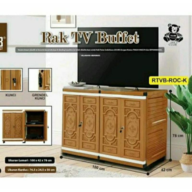 rak tv plastik/rak tv buffet/