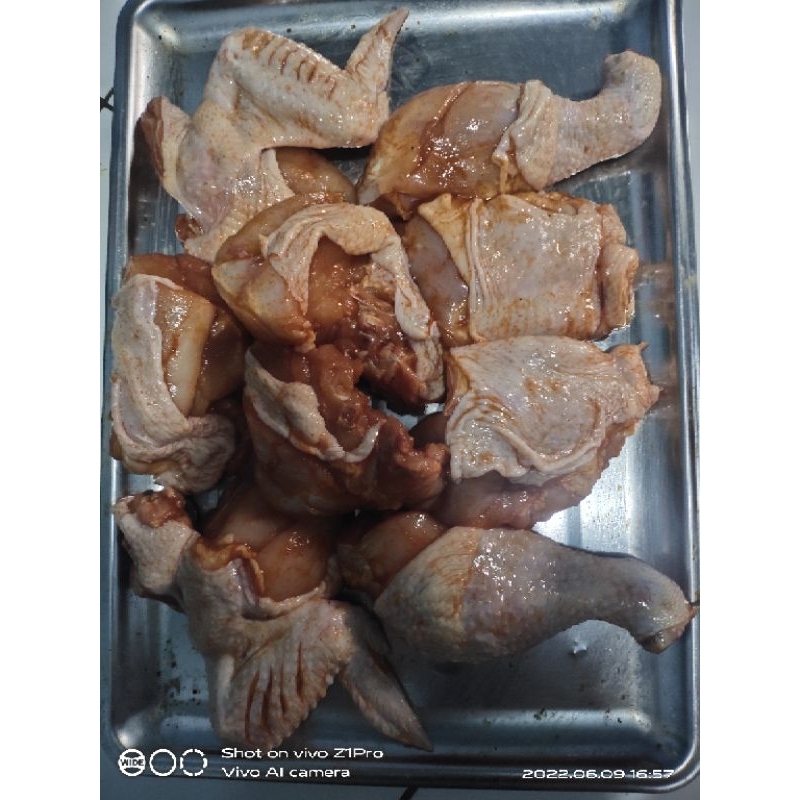 

HG Bumbu Marinasi Hot /Spicy 1kg. (Untuk 50kg/Ekor Ayam)