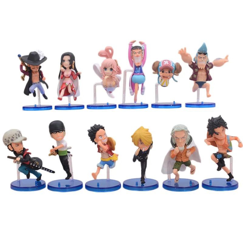 Figure One Piece WCF Running Luffy Zoro Rayleigh Mihawk Law Ace Boa Shirahosi