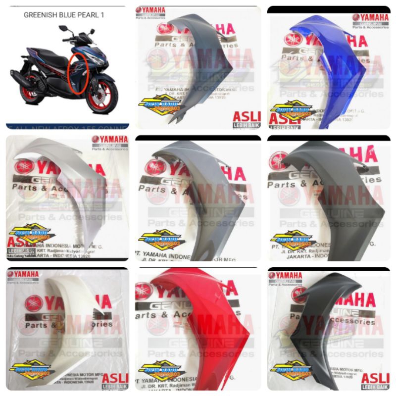 PANEL Sayap Depan body cowling  New Aerox 155 Connected Original YGP KANAN KIRI BBP-F835U-00BBP-F835