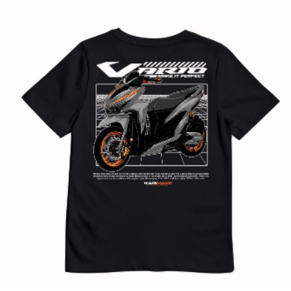 Kaos Baju Anak dewasa HONDA VARIO 150 HONDA GANK SW - Kaos Otomotif- KAOS MOTOR VARIO