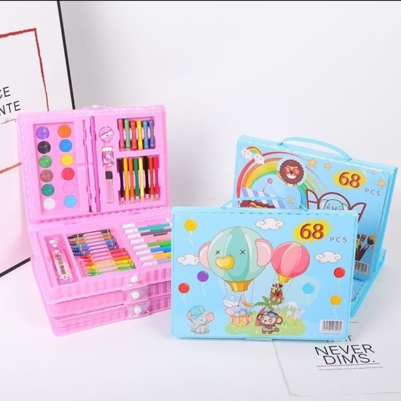 

Crayon set isi 68pcs 1Ready