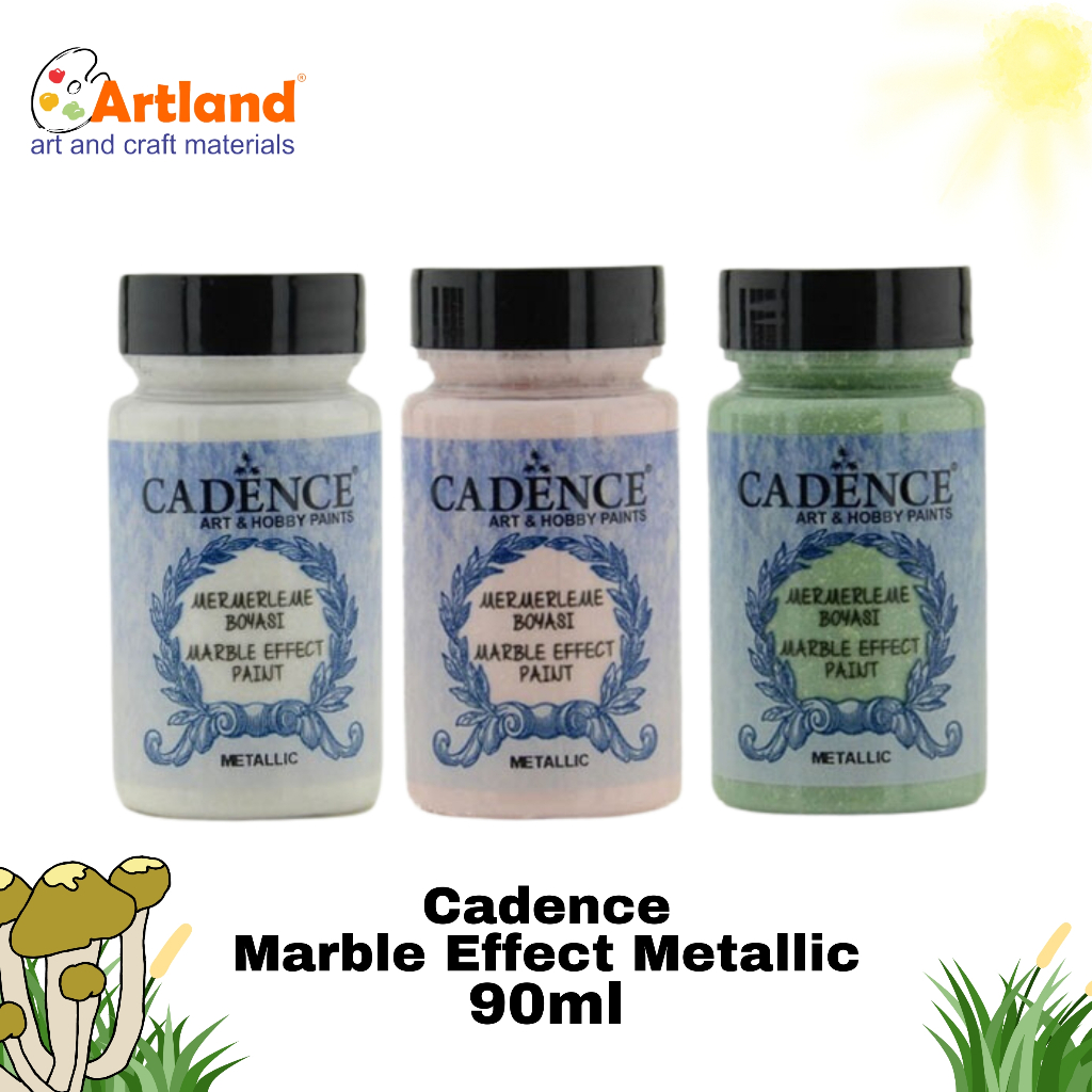 

Cat Cadence Marble Effect Metallic 90ml | Cat Efek Marmer Metallic
