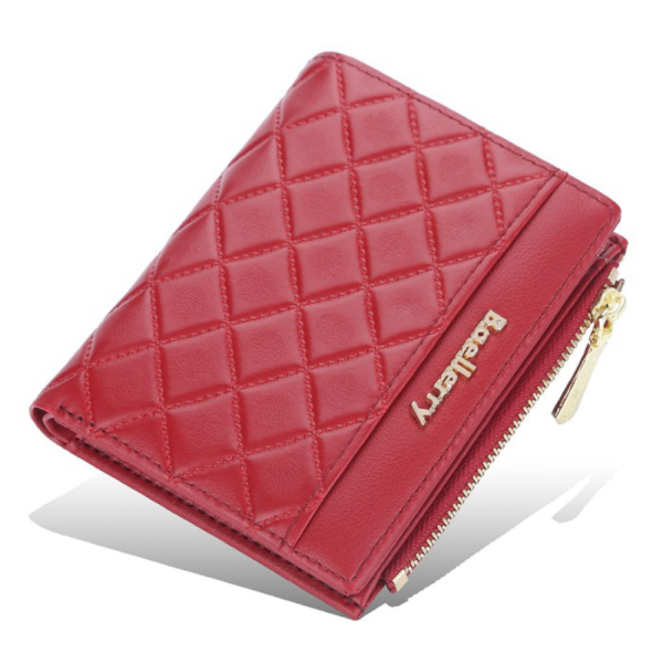 Promo DOMPET LIPAT WANITA KECIL KULIT BAELLERRY ORIGINAL STARIA IMPORT KOREA - Merah Diskon