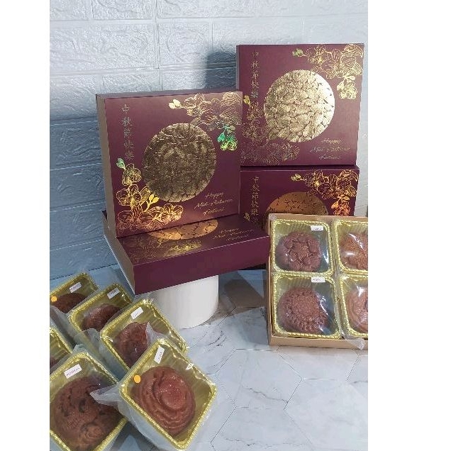 

Mooncake HOMEMADE / NO Pengawet / Bisa request VEGAN