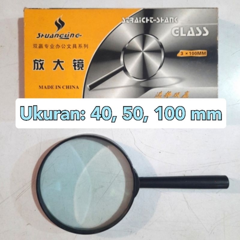 

Lup Kaca Pembesar 40 50 100 mm