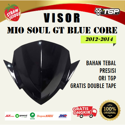 Aksesoris Variasi Visor Yamaha Mio Soul GT Blue Core 125 2012 - 2014 TGP