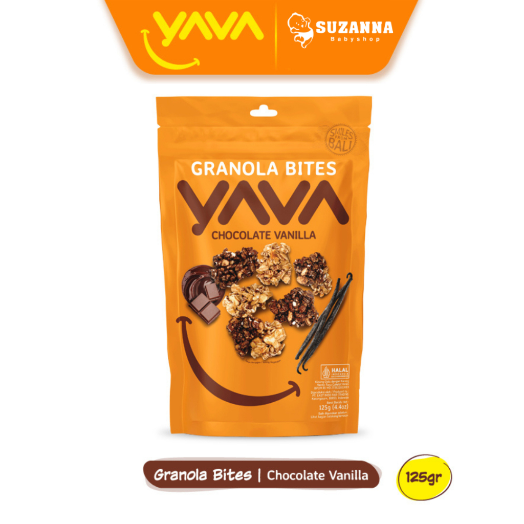 

YAVA Granola Bites Chocolate Vanilla 125g