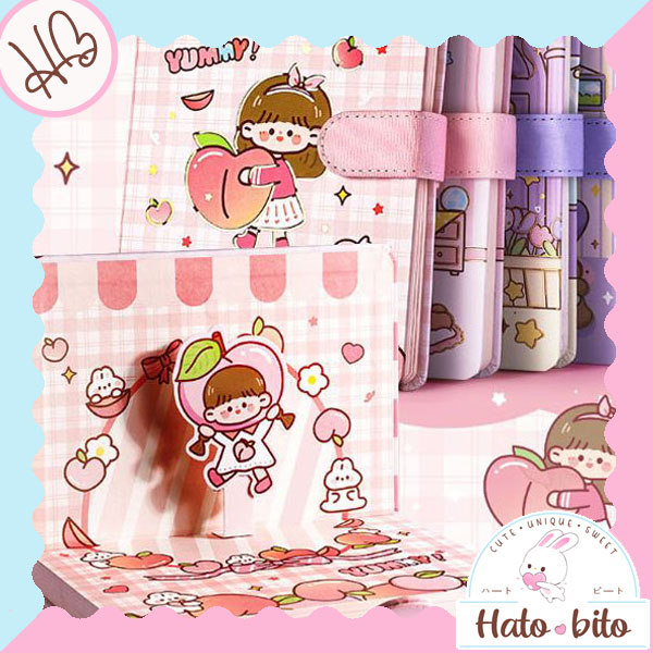 

Nini pop up diary notebook journal cute kawai aesthetic HB1500