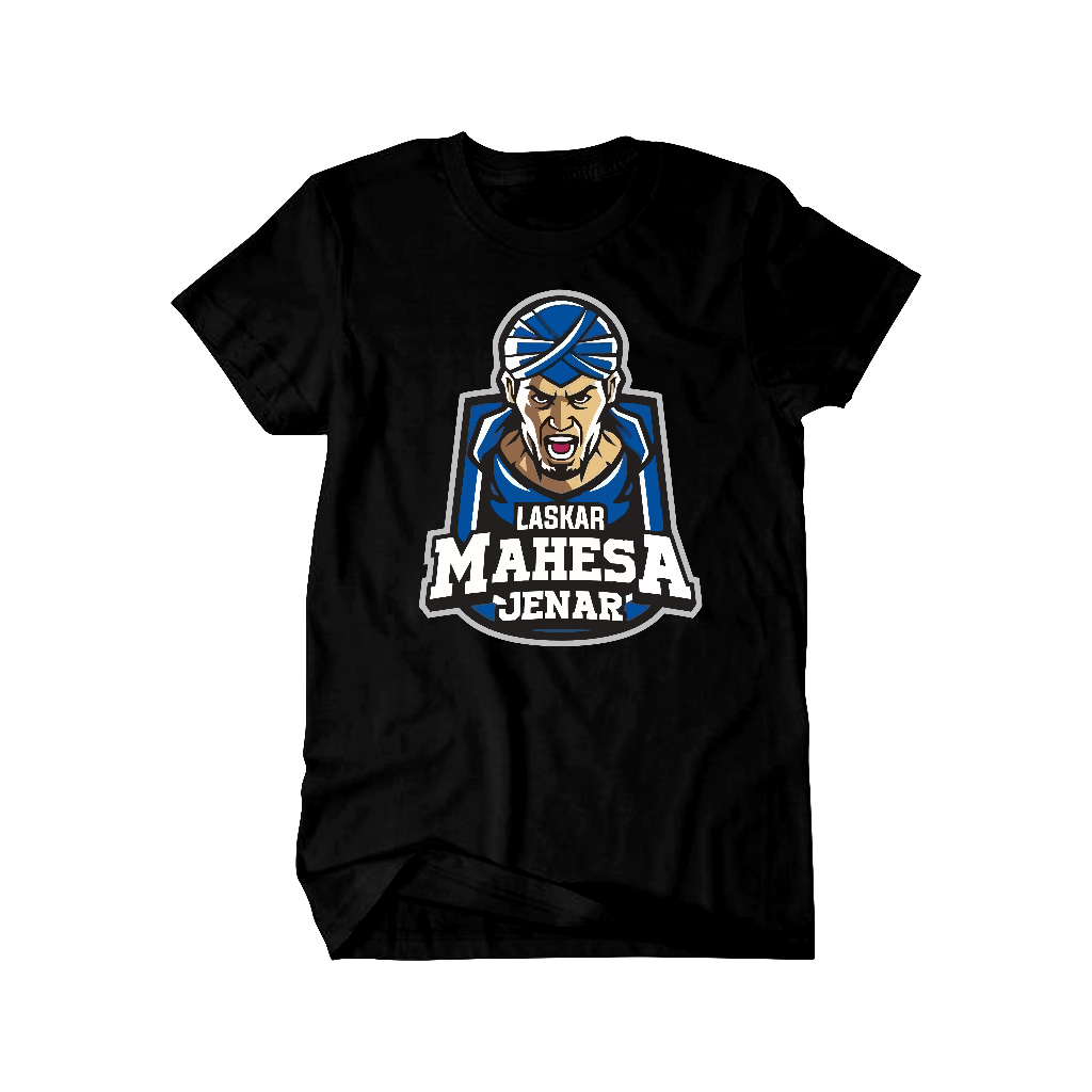 Kalemmerch Kaos Hitam - Suporter Bola Indonesia Casual PSIS Laskar Mahesa Jenar
